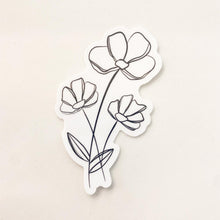 Load image into Gallery viewer, Three Flowers Sticker