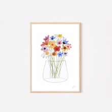 Load image into Gallery viewer, Wildflowers - Watercolor Print