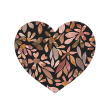 Load image into Gallery viewer, Black Floral Heart Greeting Card