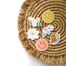 Load image into Gallery viewer, Pink Smiley Face Sticker