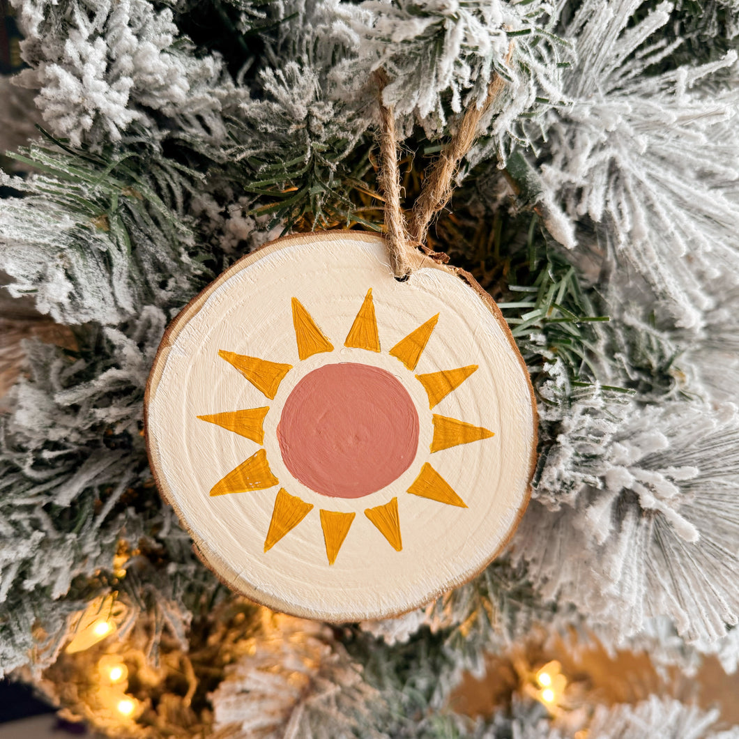 Boho Sun Ornament