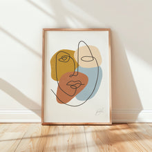 Load image into Gallery viewer, Abstract face - Art Print

