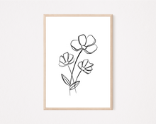 Load image into Gallery viewer, Three Florals / Print
