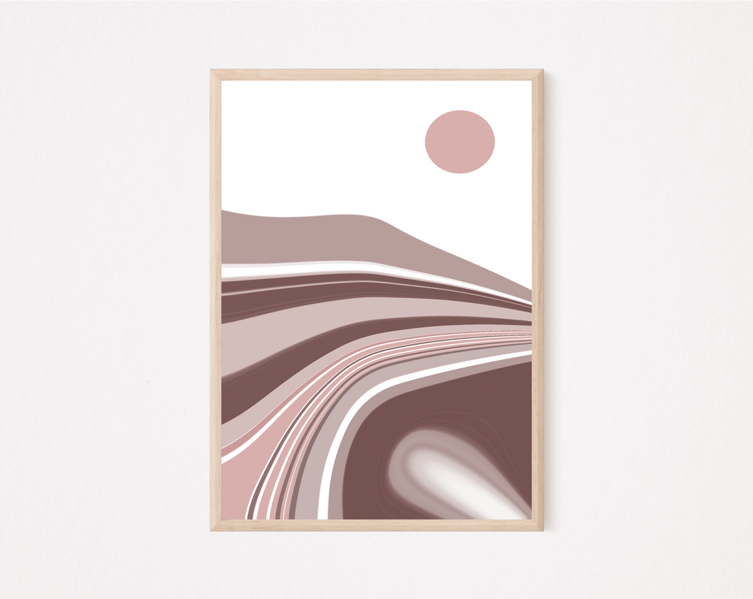 Mauve Desert / Print