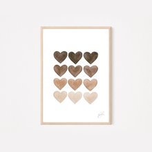 Load image into Gallery viewer, Unity Hearts -  Art Print
