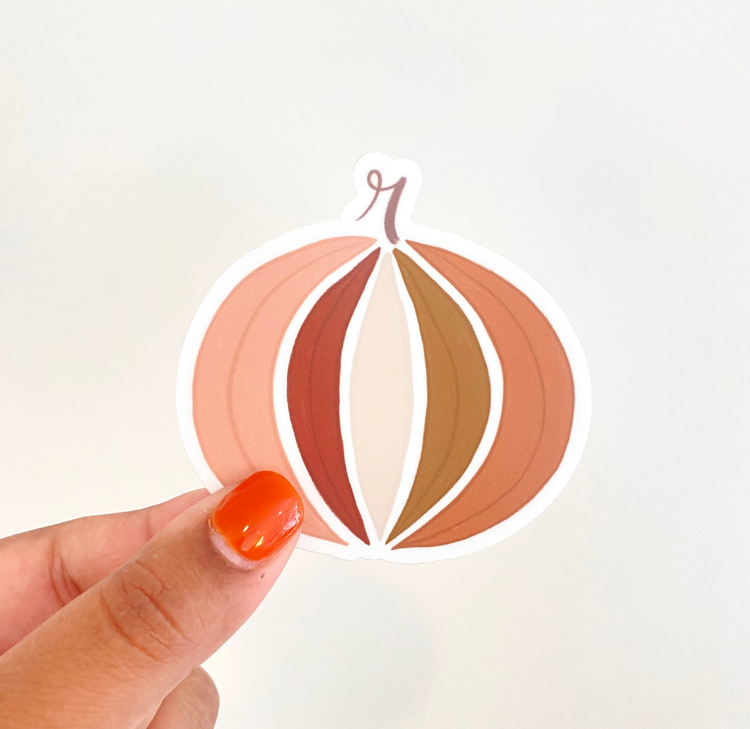 Boho Pumpkin Sticker