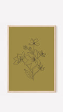 Load image into Gallery viewer, Olive florals / Print
