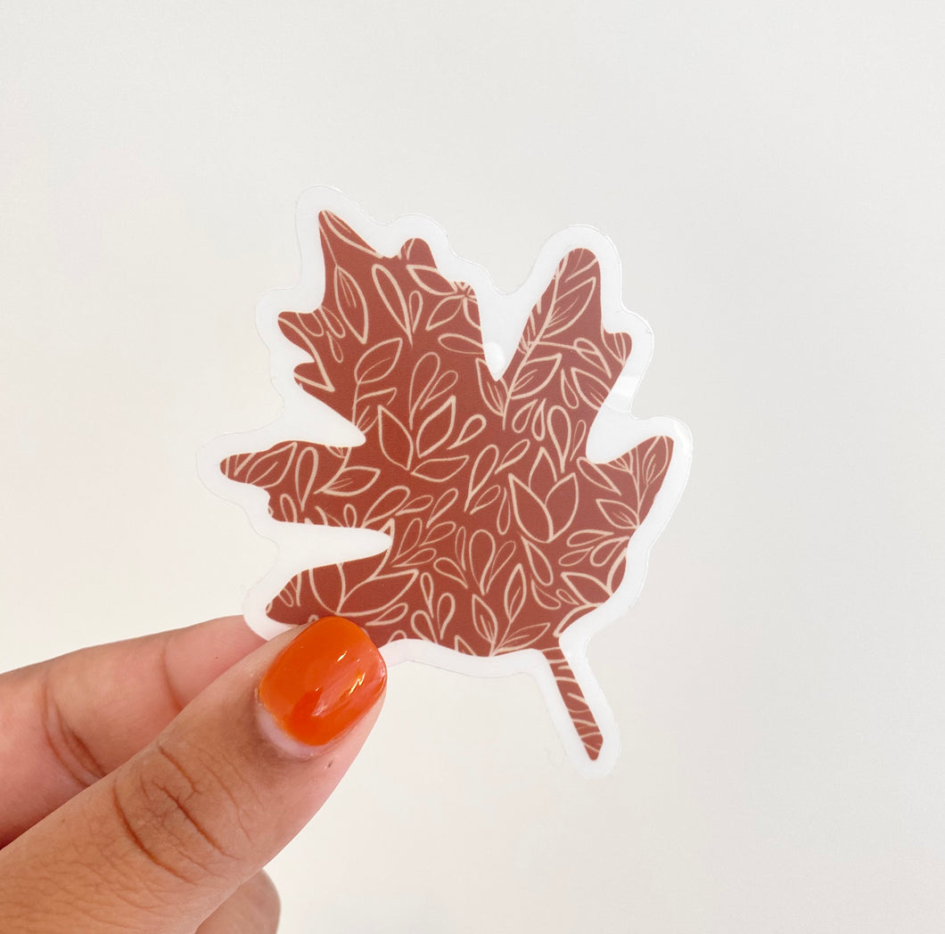 Fall Leaf Sticker