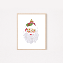 Load image into Gallery viewer, Vintage Santa Ornament / Art Print
