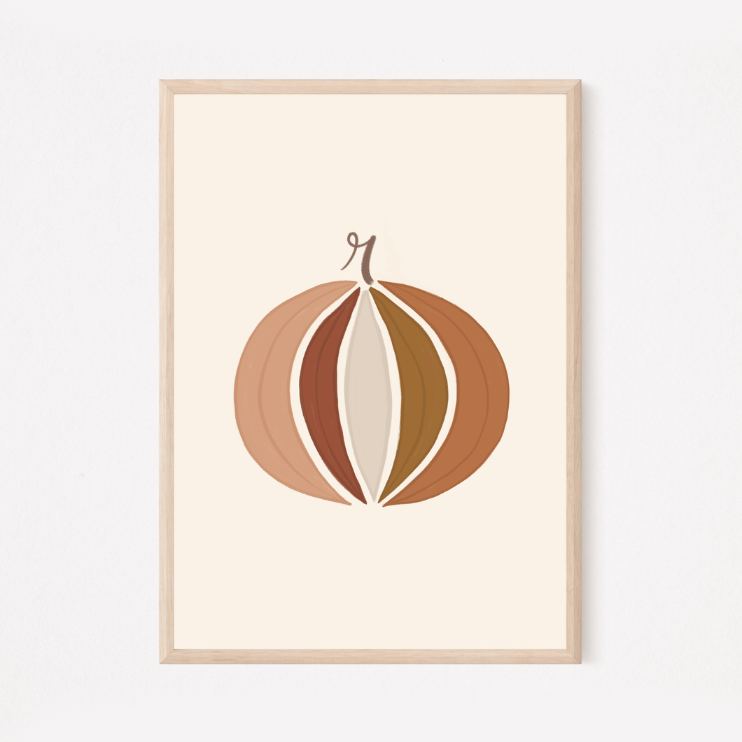 Boho Pumpkin / Print